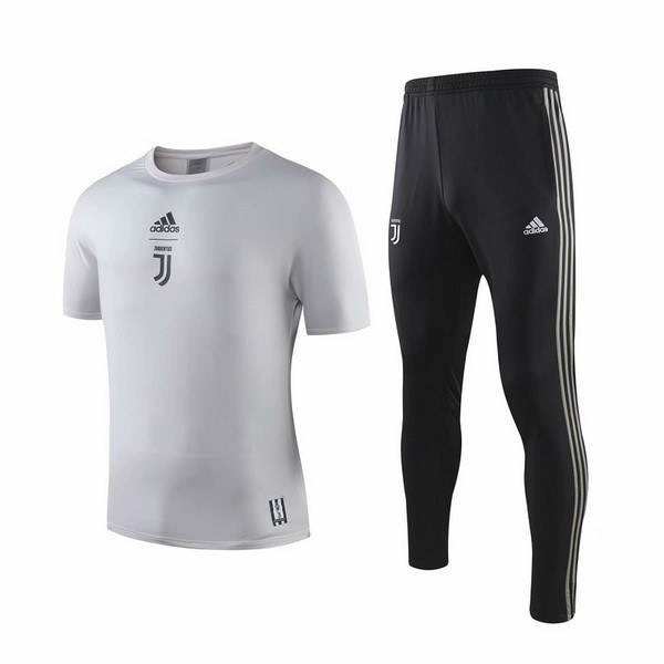 Entrainement Juventus Ensemble Complet 2019-20 Gris Noir